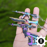 Glitchpop Skin Weapon Keychain Backpack Decor Gamer Gift 4 In 1 Pack - Tophatter Daily Deals