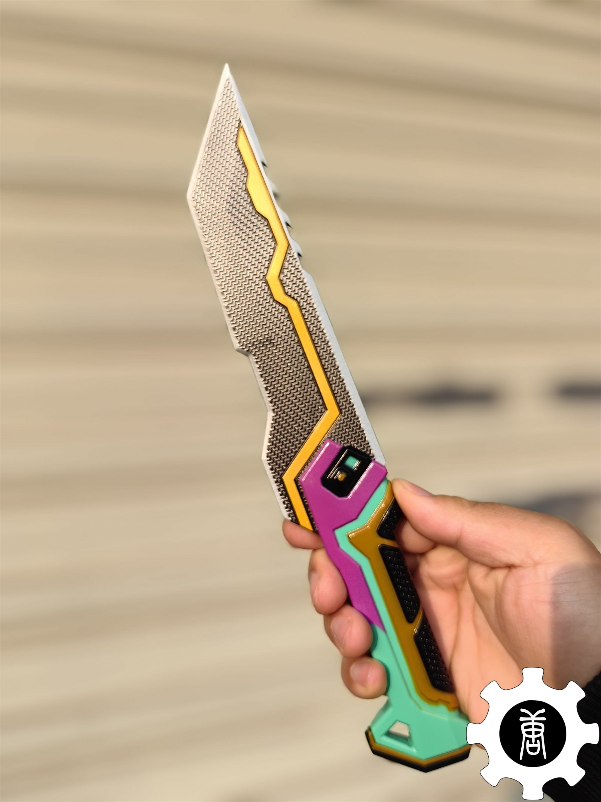 Glitchpop Dagger Life-size Metal Replica USA Only - Tophatter Daily Deals