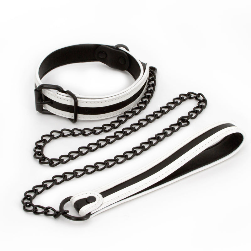 Glo Bondage Collar and Leash - Glow In The Dark - Tophatter Daily Deals