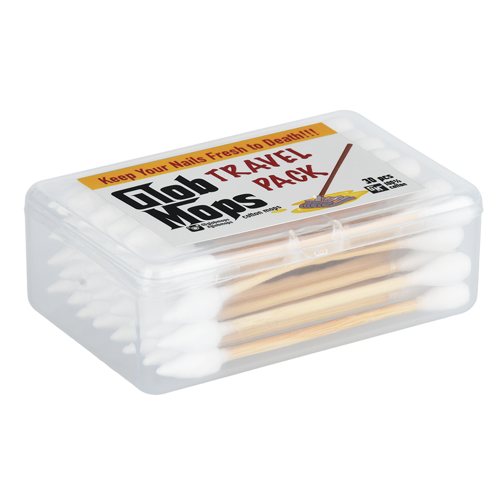 Glob Mops Dual Tip Cotton Swabs | Travel Pack Cleaning Supplies - Tophatter Daily Deals