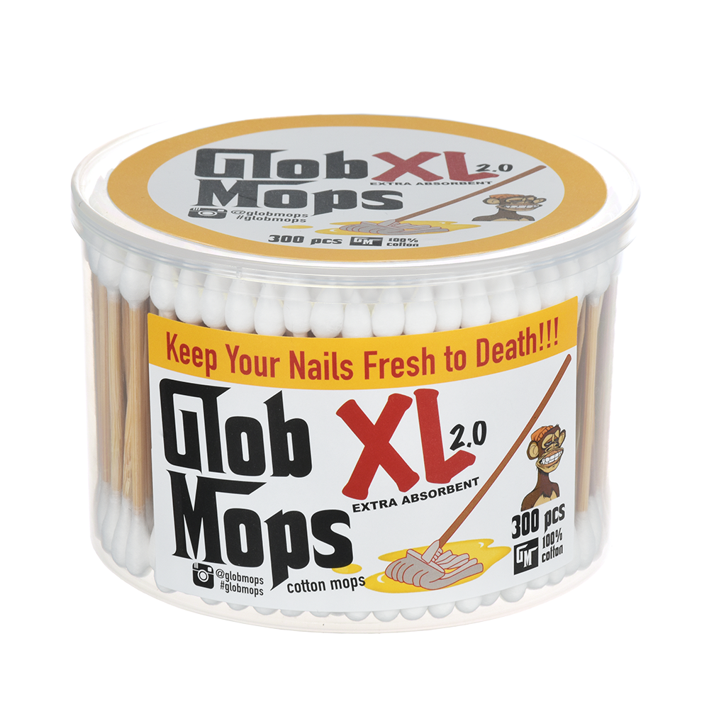Glob Mops Dual Tip Cotton Swabs | XL 2.0 Cleaning Supplies - Tophatter Daily Deals