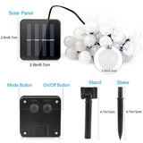 Globe String Solar Lights 30 Ball String & Fairy Lights - Tophatter Daily Deals