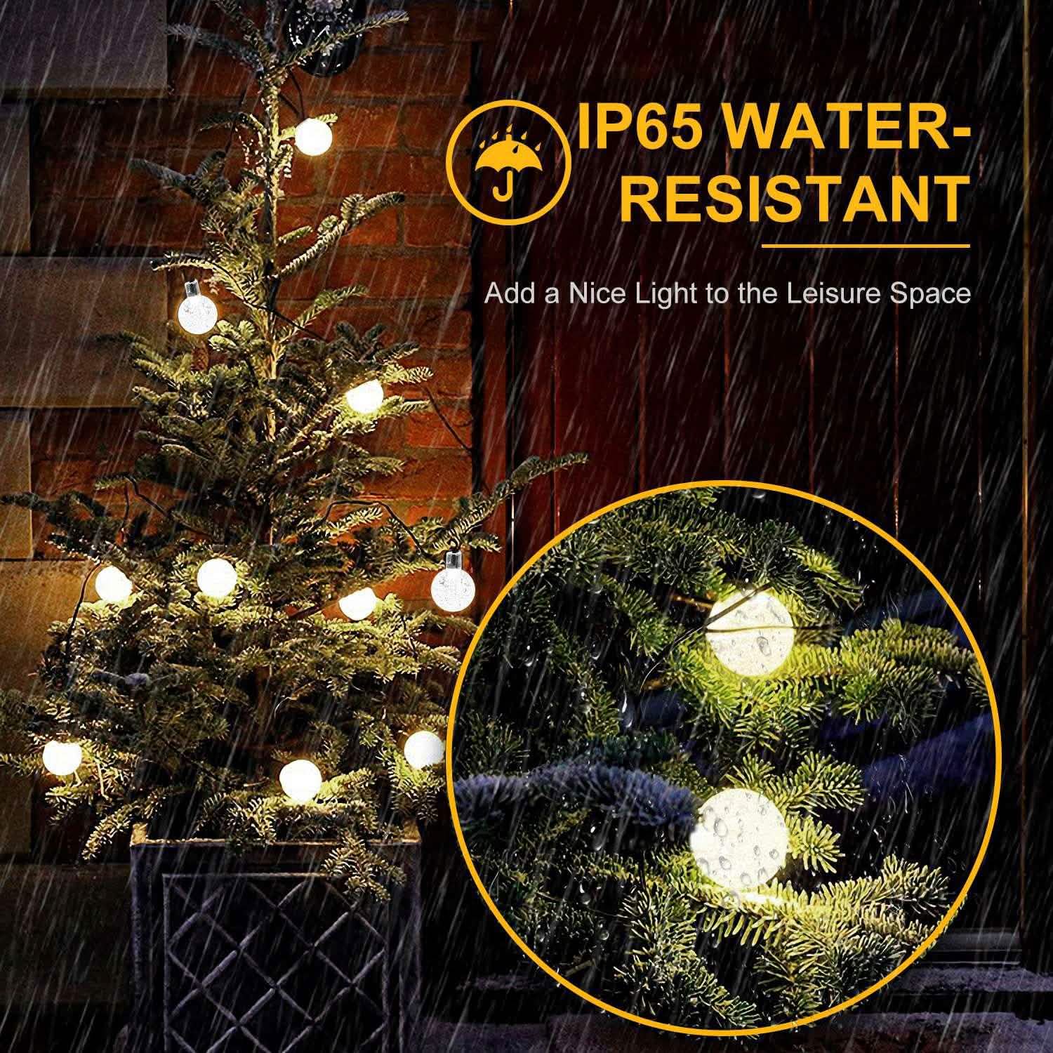 Globe String Solar Lights 30 Ball String & Fairy Lights - Tophatter Daily Deals