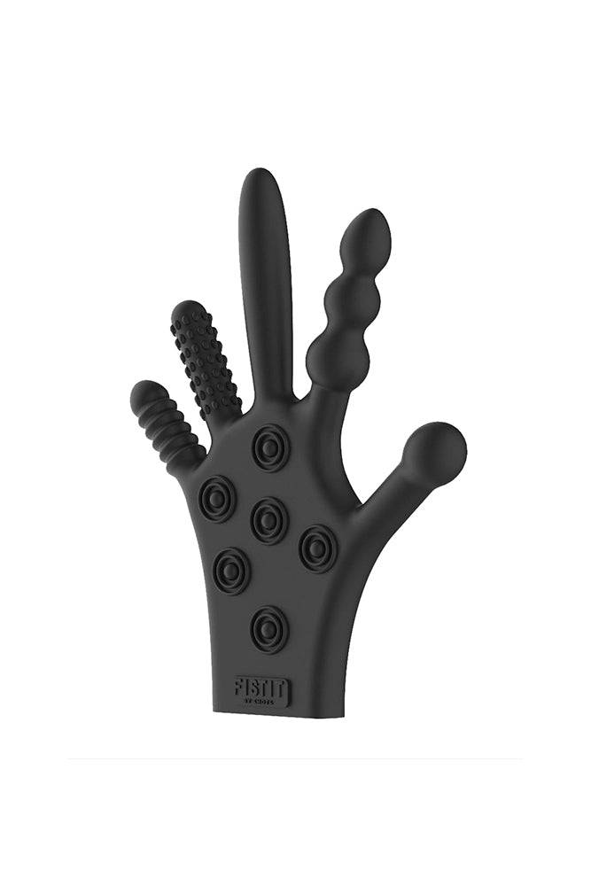 Shots Toys - Fist It - Silicone Stimulation Glove - Black BDSM - Tophatter Daily Deals