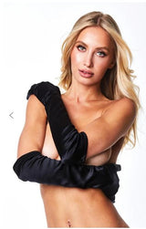 Satin Opera Length Gloves Gloves - Tophatter Daily Deals