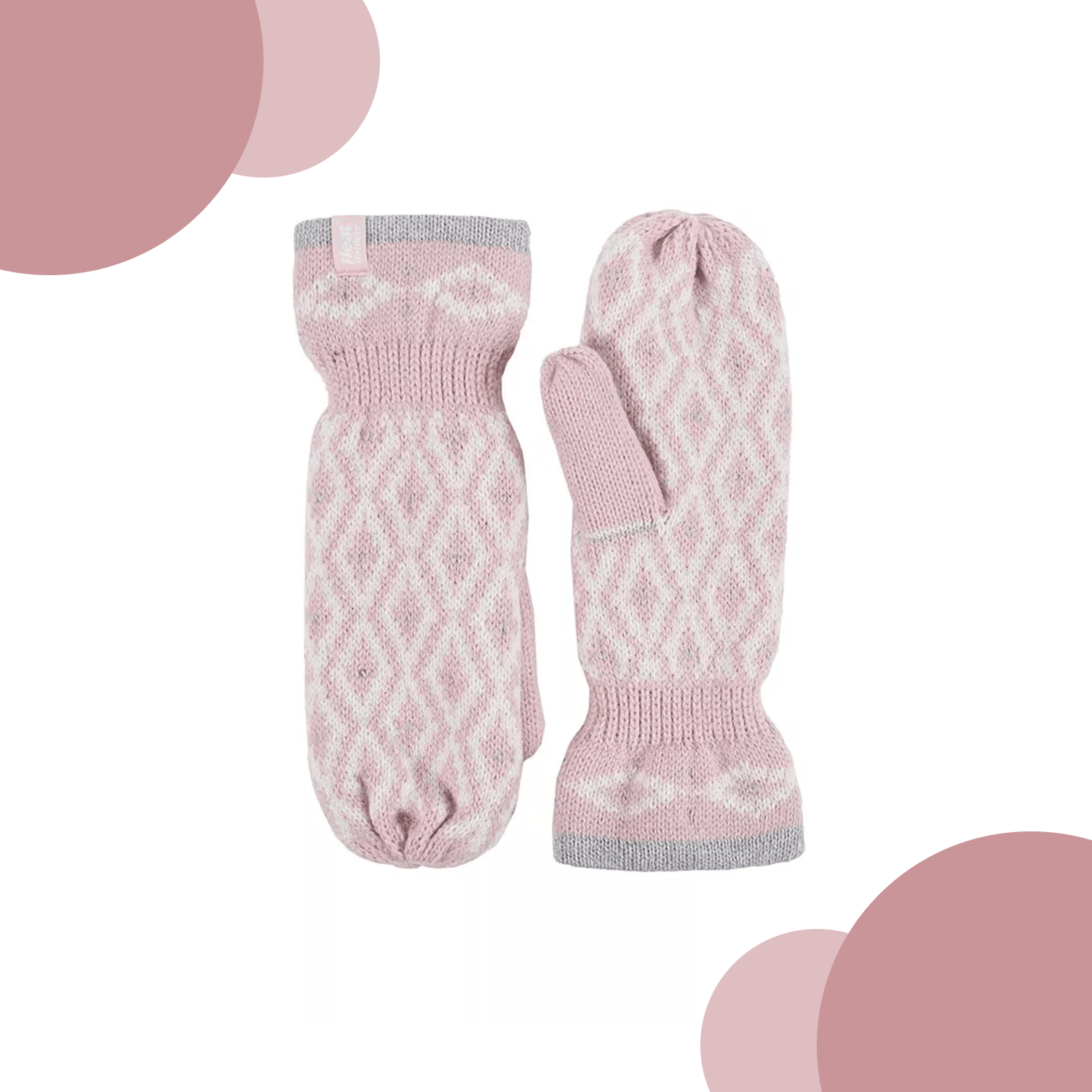 Ladies Thermal Mittens - Copenhagen Heat Holder Heatweaver Thermal Warm Mittens Coral Mittens Clothing - Tophatter Daily Deals