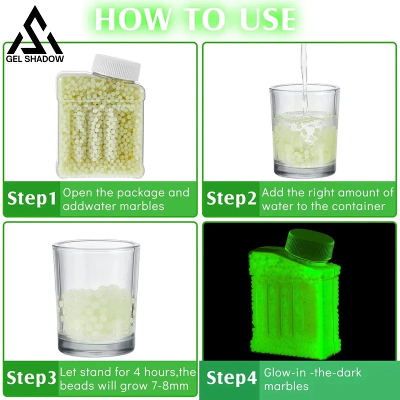Glow In The Dark Gel Balls - Tophatter Daily Deals