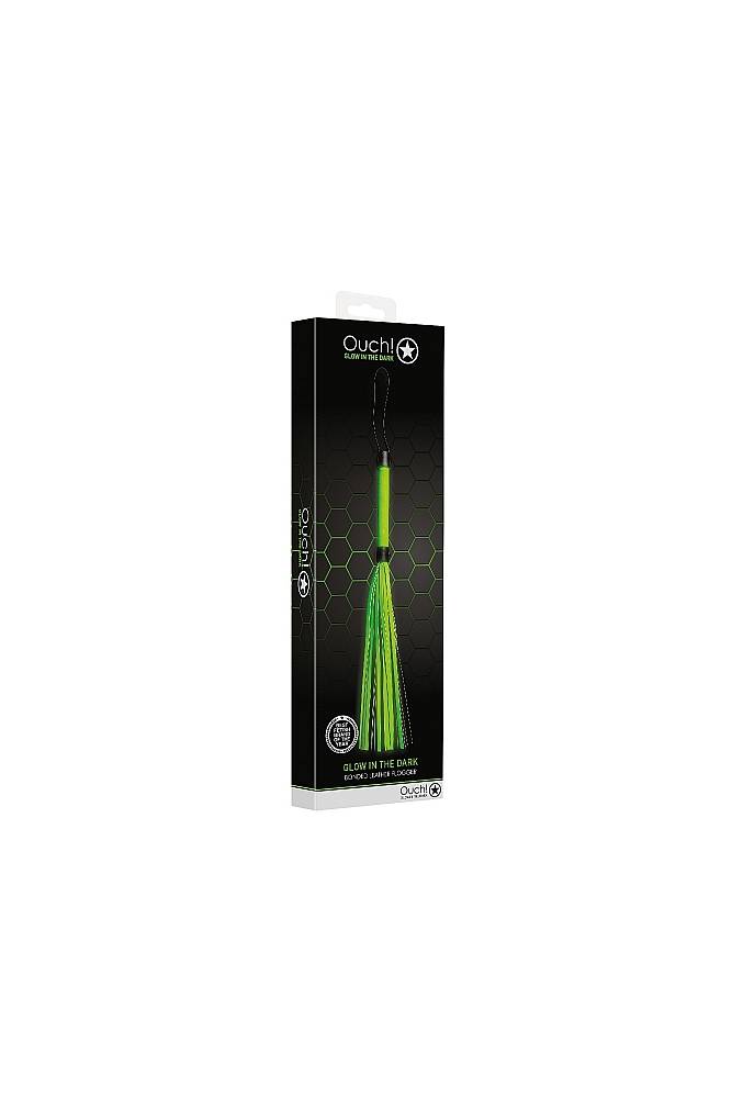 Ouch by Shots Toys - Glow - Flogger - Glow in the Dark BDSM - Tophatter Daily Deals