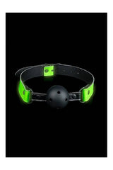Ouch by Shots Toys - Glow - Breathable Ball Gag - Glow in the Dark BDSM - Tophatter Daily Deals
