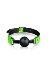 Ouch by Shots Toys - Glow - Breathable Ball Gag - Glow in the Dark BDSM - Tophatter Daily Deals