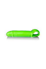 Ouch by Shots Toys - Glow -Smooth Stretchy Penis Sleeve with Ball Strap Style #3 - Glow in the Dark - Wholesale Prices (Limited Deals)