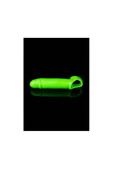 Ouch by Shots Toys - Glow -Smooth Stretchy Penis Sleeve with Ball Strap Style #3 - Glow in the Dark - Wholesale Prices (Limited Deals)