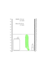 Ouch by Shots Toys - Glow -Smooth Stretchy Penis Sleeve with Ball Strap Style #3 - Glow in the Dark - Wholesale Prices (Limited Deals)