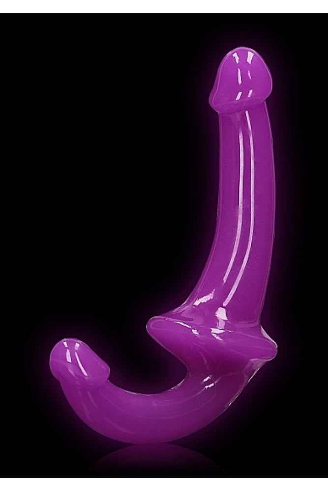 Shots Toys - RealRock - 6" Glow in the Dark Strapless Strap-On - Assorted Colors Sex Toy - Tophatter Daily Deals