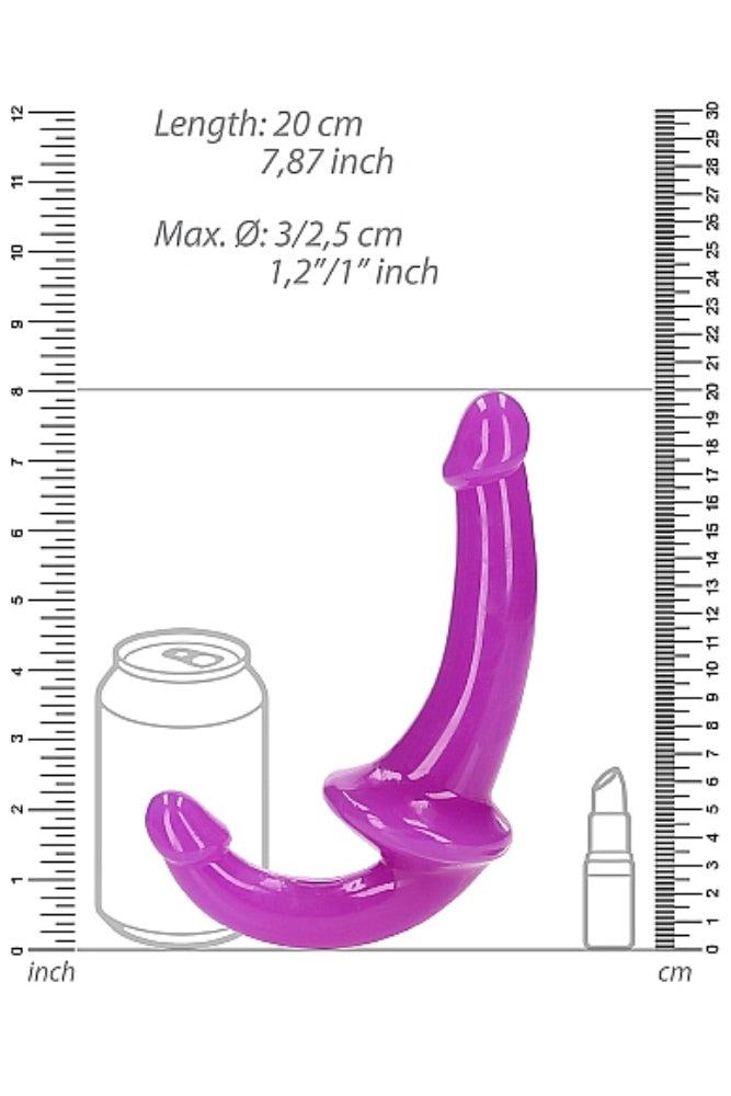 Shots Toys - RealRock - 6" Glow in the Dark Strapless Strap-On - Assorted Colors Sex Toy - Tophatter Daily Deals