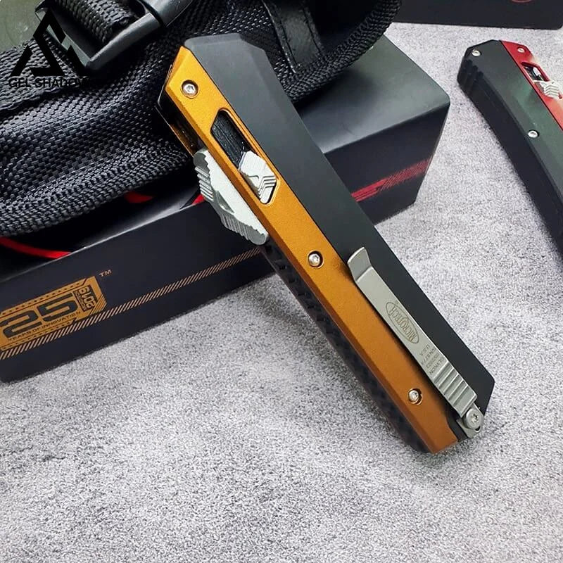 Glykon MT OT* KNIFE SERRATED-GS13 Gold Pocket Knives - Tophatter Daily Deals