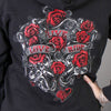 Hot Leathers Womens Hooded Sweatshirt with Live, Love, Ride and Roses Hoodies & Sweatshirts - Tophatter Daily Deals