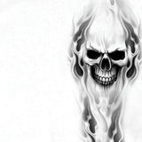 Hot Leathers Ghost Skull Double Sided T-Shirt Bob's Favorite Logo Mens Short Sleeve - Tophatter Daily Deals