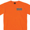 Hot Leathers Can You See Me Now A**HOLE T-Shirt Safety Orange Hi-Vis Mens Short Sleeve - Tophatter Daily Deals