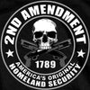 Hot Leathers 2nd Amendment Double Sided T-Shirt Homeland Security Mens Short Sleeve - Tophatter Daily Deals