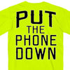 NEW! Hot Leathers Put The Phone Down Biker T-Shirt Safety Green Hi-Vis Mens Short Sleeve - Tophatter Daily Deals