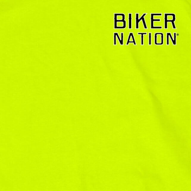 NEW! Hot Leathers Put The Phone Down Biker T-Shirt Safety Green Hi-Vis Mens Short Sleeve - Tophatter Daily Deals