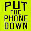 NEW! Hot Leathers Put The Phone Down Biker T-Shirt Safety Green Hi-Vis Mens Short Sleeve - Tophatter Daily Deals
