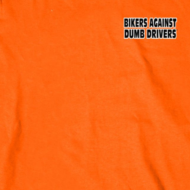 Hot Leathers Bikers Against Dumb Drivers Long Sleeve Neon Safety Shirt Mens Long Sleeve - Tophatter Daily Deals