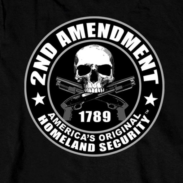 Hot Leathers 2nd Amendment Long Sleeve Double Sided T-Shirt Mens Long Sleeve - Tophatter Daily Deals