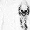 Hot Leathers Ghost Skull White Long Sleeve Shirt Bob's Favorite Logo Mens Long Sleeve - Tophatter Daily Deals
