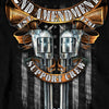 Hot Leathers Crossed Pistols Long Sleeve Shirt 2nd Amend. Support Crew Mens Long Sleeve - Tophatter Daily Deals