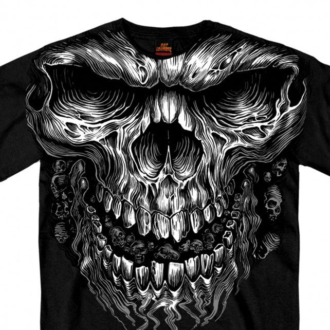 Hot Leathers Shredder Skull JUMBO Print Shirt Custom Slash2Gash Mens Short Sleeve - Tophatter Daily Deals