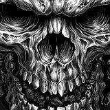 Hot Leathers Shredder Skull JUMBO Print Shirt Custom Slash2Gash Mens Short Sleeve - Tophatter Daily Deals