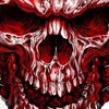 Hot Leathers Shredder Skull JUMBO Print Shirt LIMITED EDITION Mens Short Sleeve - Tophatter Daily Deals