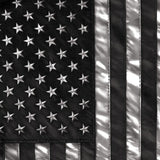 Hot Leathers JUMBO Black and White Flag T-Shirt NEW American Flag Mens Short Sleeve - Tophatter Daily Deals