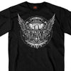Hot Leathers Bold Eagle Biker For Life T-Shirt Custom Slash2Gash Mens Short Sleeve - Tophatter Daily Deals