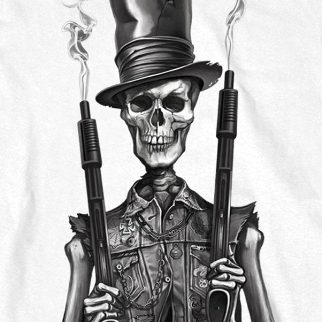 Hot Leathers Stovepipe Shotguns JUMBO Print Long Sleeve Shirt Custom Mens Long Sleeve - Tophatter Daily Deals