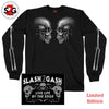 Hot Leathers Jolly Roger Skull & Bones Long Sleeve Shirt Slash2Gash S2G Mens Long Sleeve - Tophatter Daily Deals