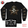Hot Leathers Camo Skull 2nd Amendment Long Sleeve Shirt Slash2Gash Mens Long Sleeve - Tophatter Daily Deals