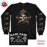 Hot Leathers Camo Skull 2nd Amendment Long Sleeve Shirt Slash2Gash Mens Long Sleeve - Tophatter Daily Deals