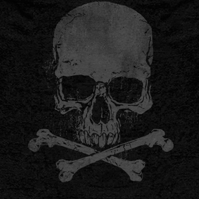 Hot Leathers Skull and Crossbones Zip-Up Hooded Sweat Shirt Hoodie Hoodies & Sweatshirts - Tophatter Daily Deals