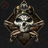 Hot Leathers 2nd Amendment Camo Skull Hooded Sweatshirt Hoodies & Sweatshirts - Tophatter Daily Deals