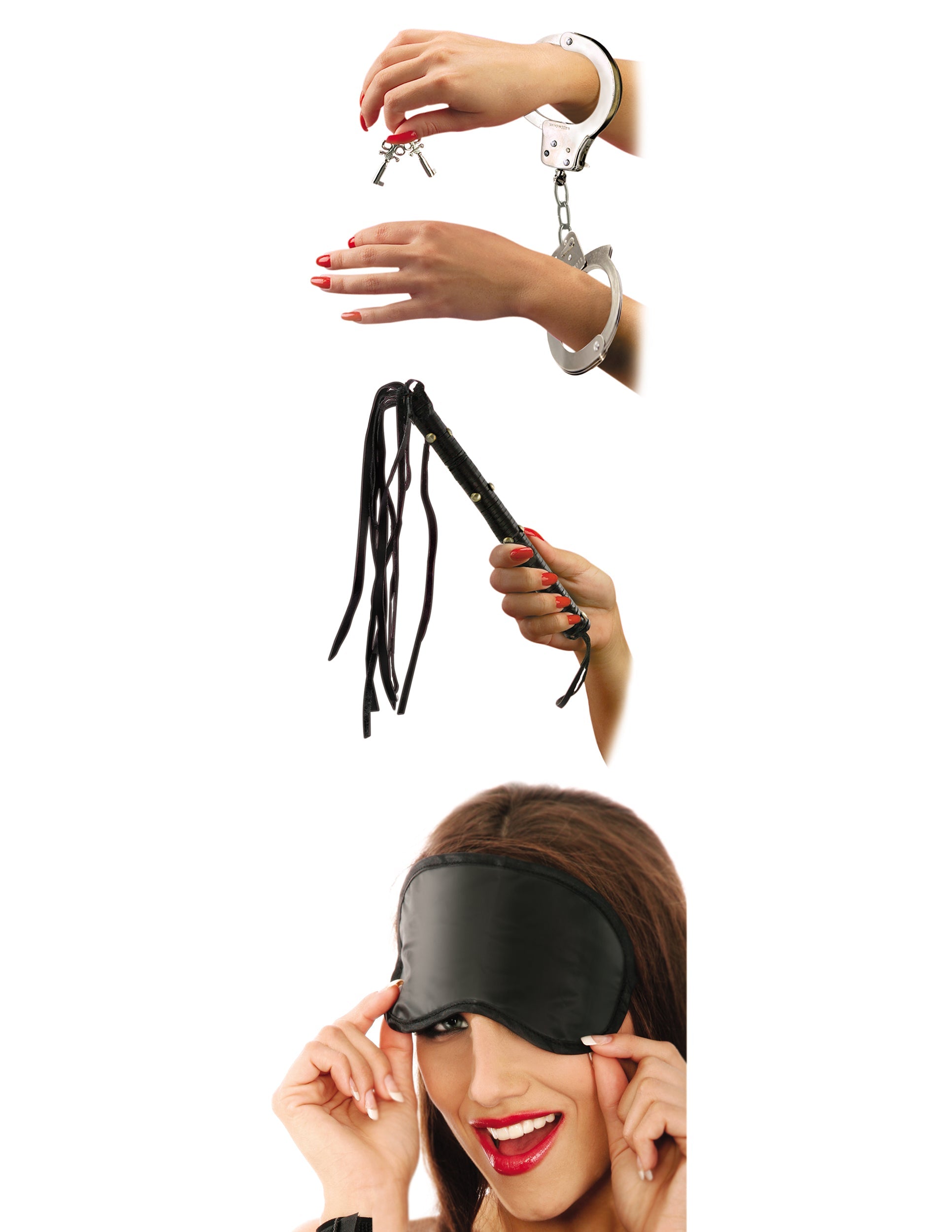 Fetish Fantasy Series Lover's Fantasy Bondage Kit 3 Piece Set > Bondage Gear > Bondage Kits - Tophatter Daily Deals