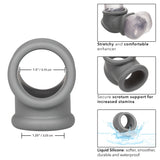 Alpha Liquid Silicone Precision Ring (Gray) – Ultra Stretchy Cock Ring > Cock Ring > Sling - Tophatter Daily Deals