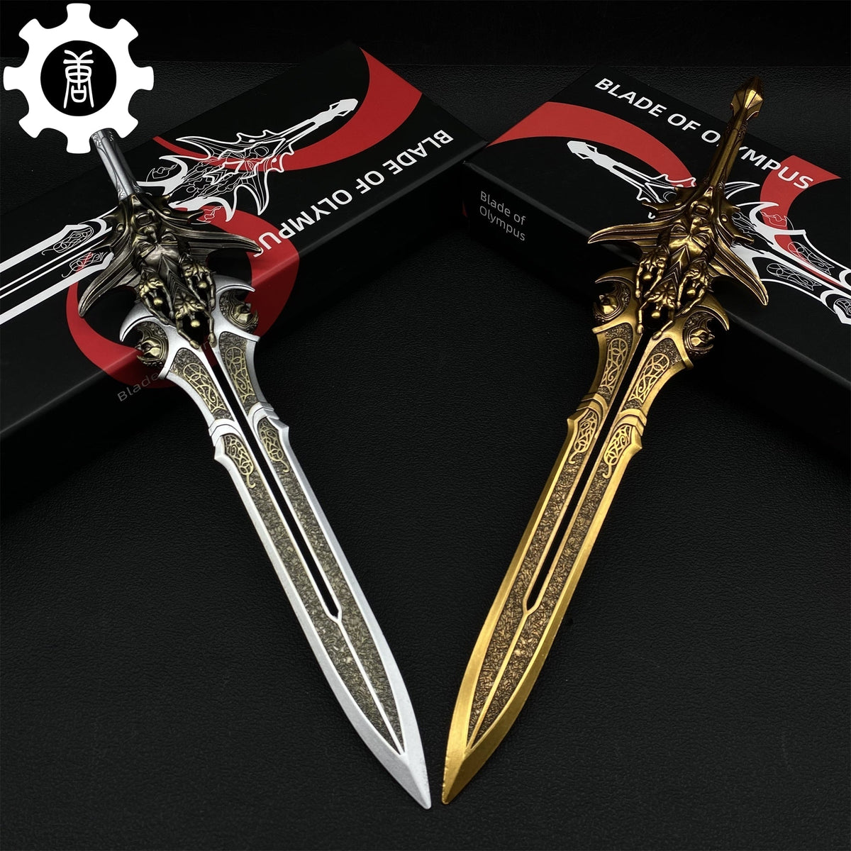 Blade Of Olympus Replica11.8" Metal Desk Display Art - Tophatter Daily Deals