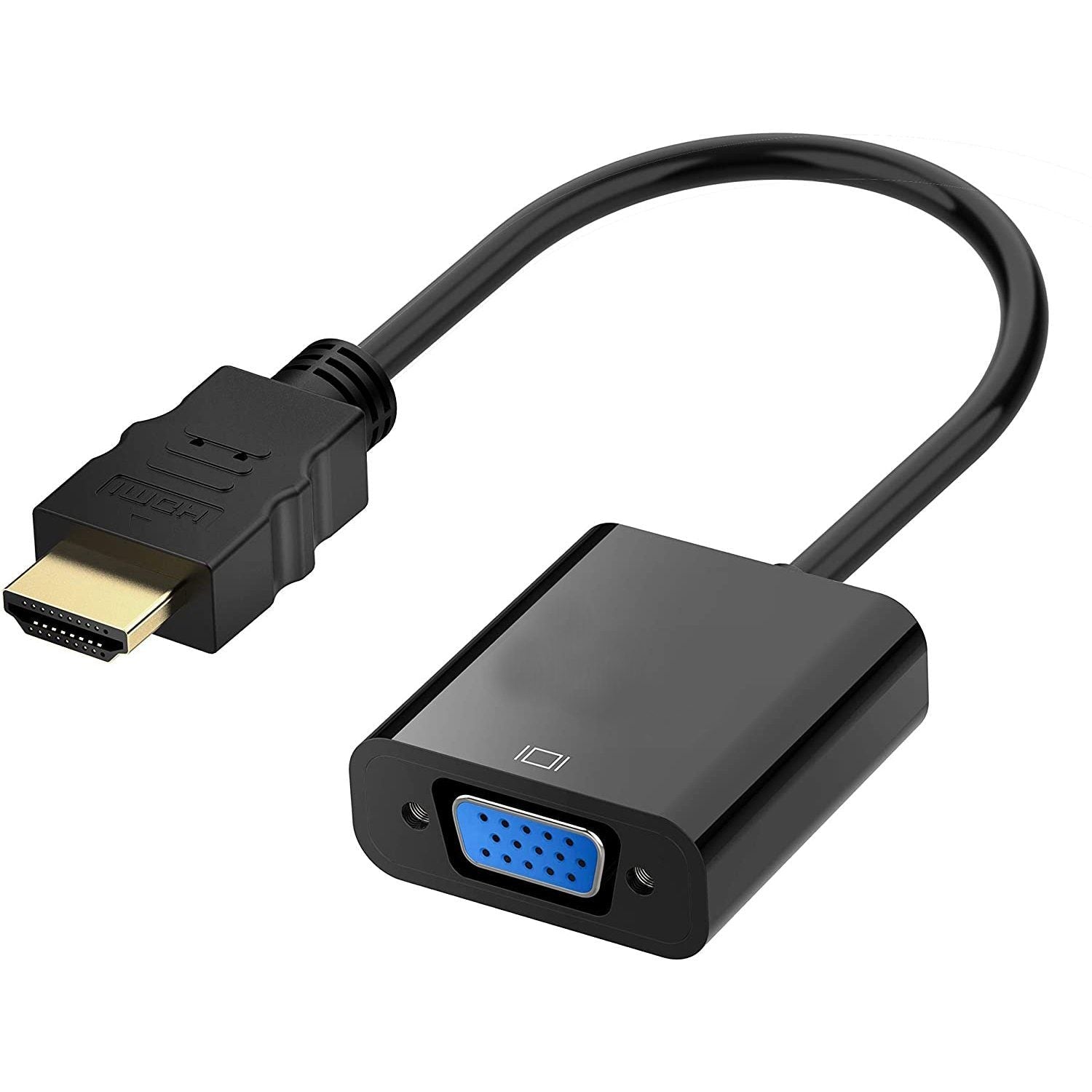 Gold Plated HDMI to VGA Adapter HDMI to VGA Adapter - Tophatter Daily Deals