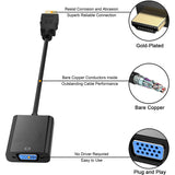 Gold Plated HDMI to VGA Adapter HDMI to VGA Adapter - Tophatter Daily Deals