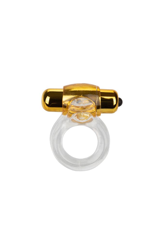 Cal Exotics - Couples Enhancer - Pure Gold Double Trouble Cock Ring Sex Toy - Tophatter Daily Deals