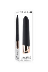 Gender X - The Gold Standard Bullet Vibrator - Black Sex Toy - Tophatter Daily Deals