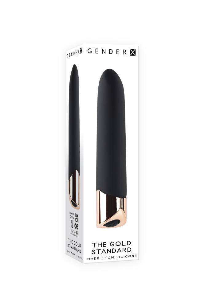 Gender X - The Gold Standard Bullet Vibrator - Black Sex Toy - Tophatter Daily Deals